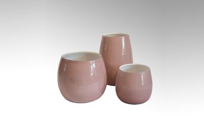 Pisano Vase groß mauve