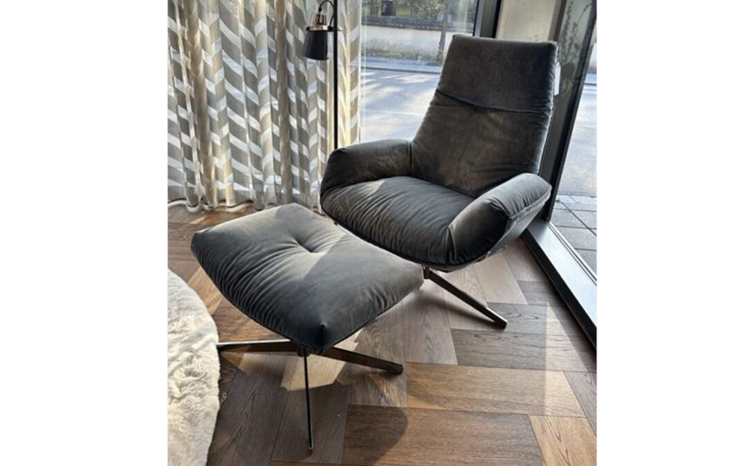 BW Sessel „Daron“ mit Hocker